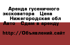 Аренда гусеничного эксковатора › Цена ­ 1 500 - Нижегородская обл. Авто » Сдам в аренду   